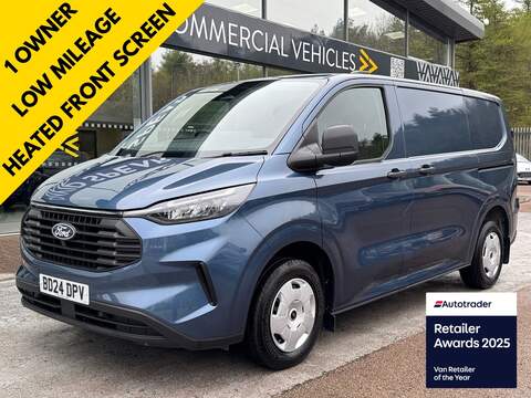 Ford Transit Custom 350 EcoBlue Leader 170ps L4 H3 RWD with Air Con, Adaptive Cruise & Sat Nav 2.0 5dr Panel Van Manual Diesel