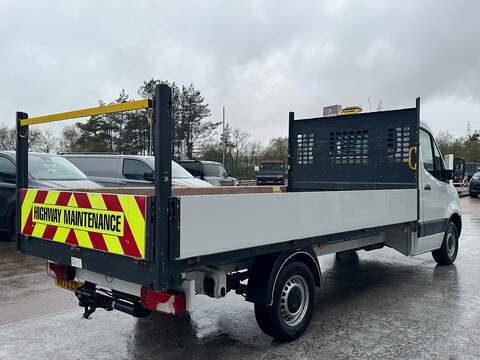 Mercedes-Benz Sprinter 317 CDI Progressive 170ps L3 RWD Dropside with Cruise Control, Car Play & Tow Pack - U105944