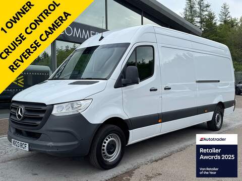 Mercedes-Benz Sprinter 315 CDI Progressive 150ps L2H2 RWD with Adjustable Tow Bar, Car Play & Rev Cam 2.0 5dr Panel Van Manual Diesel