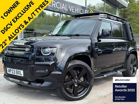 Land Rover Defender 110 T V8 S 474ps Tiptronic 4WD with Pan Roof, Sat Nav with Heated and Cooled Leather Seats 4.0 5dr Coupe Automatic Petrol
