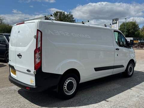 Ford Transit Custom 320 EcoBlue Leader 130ps L2 LWB with Roof Rack, Deadlocks & 1 Owner - U105993