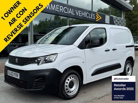 Peugeot Partner HDI 100ps 1000 Professional Premium + SWB 100ps with Air Con, Reverse Sensors & Cruise Control 1.5 5dr Panel Van Manual Diesel
