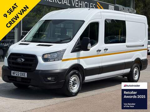Ford Transit dCi Blue LL30 Business+ L2 130ps with Air Con, Car Play, Ply Lining & Cruise 2.0 3dr Panel Van Manual Diesel