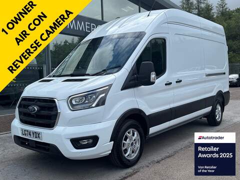 Ford Transit 350 EcoBlue Limited L3 H2 165ps FWD with Air Con, Sat Nav & 360 Camera 2.0 5dr Panel Van Manual Diesel