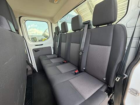 Ford Transit 350 EcoBlue Leader L3 1-Stop 130ps 7 Seater Double Cab with Beacon & Tow Pack - U106138