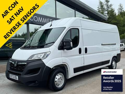 Vauxhall Movano Turbo D 2300 Prime 100ps SWB with Air Con, Ply Lined & Reverse Sensors 1.5 5dr Panel Van Manual Diesel