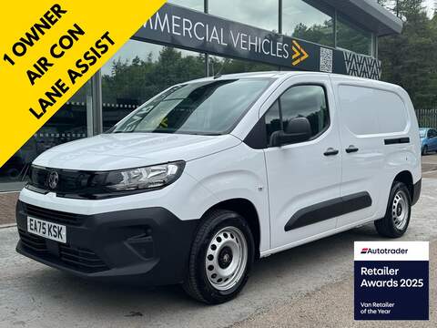 Vauxhall Combo Turbo D 2900 Prime 100ps L2 LWB with Air Con, Cruise Control & Reverse Sensors 1.5 6dr Panel Van Manual Diesel