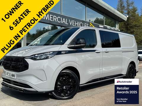 Ford Transit Custom EcoBlue 213ps 4WD with Heated Half Leather, Roll N Lock & Tow Pack 2.0 4dr Pickup Automatic Diesel