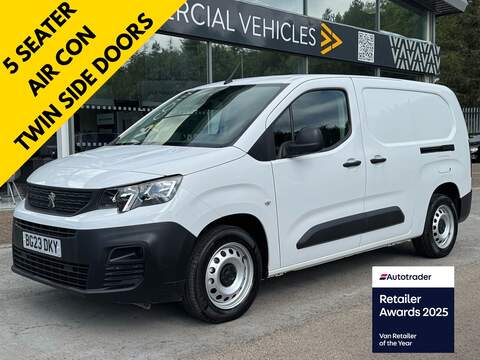 Peugeot Partner HDi 100ps 1000 Professional Premium wit Air Con, Ply Lining & Car Play 1.5 5dr Panel Van Manual Diesel