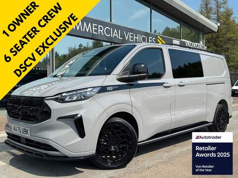 Ford Transit Custom EcoBlue 213ps 4WD with Heated Half Leather, Roll N Lock & Tow Pack 2.0 4dr Pickup Automatic Diesel