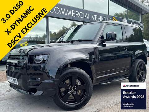 Land Rover Defender 90 Hard Top S D250 4WD with DSCV Exclusive Upgrades, Air Suspension ,Detachable Towbar, Sat Nav 3.0 5dr Car Derived Van Automatic Diesel