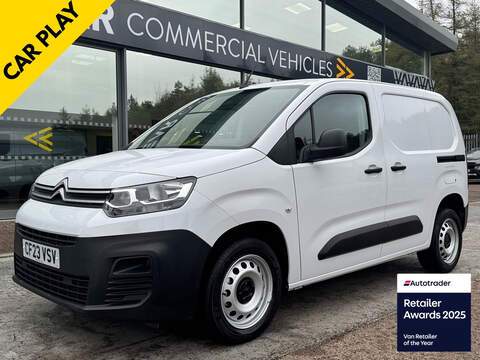 Citroen Berlingo 140ps Dropside 15ft 9" 4.8M Body with AC, Uprated Rear Suspension, Apple Car Play & Cruise Control 2.0 2dr Dropside Manual Diesel