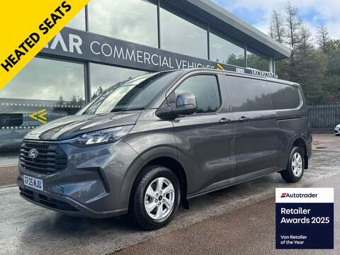 Ford Transit Custom Cr35 Tdi LWB Panel Van Commerce Plus 140ps with Air Con, Parking Sensors & Ply Lining 2.0 5dr Panel Van Manual Diesel