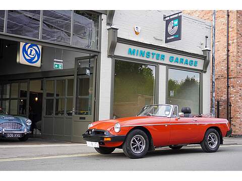 1977 MGB Roadster 1.8 manual O/D Red