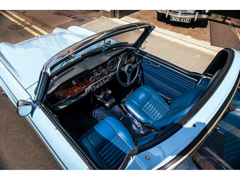 Triumph 1965 Triumph TR4A with Surrey top Petrol