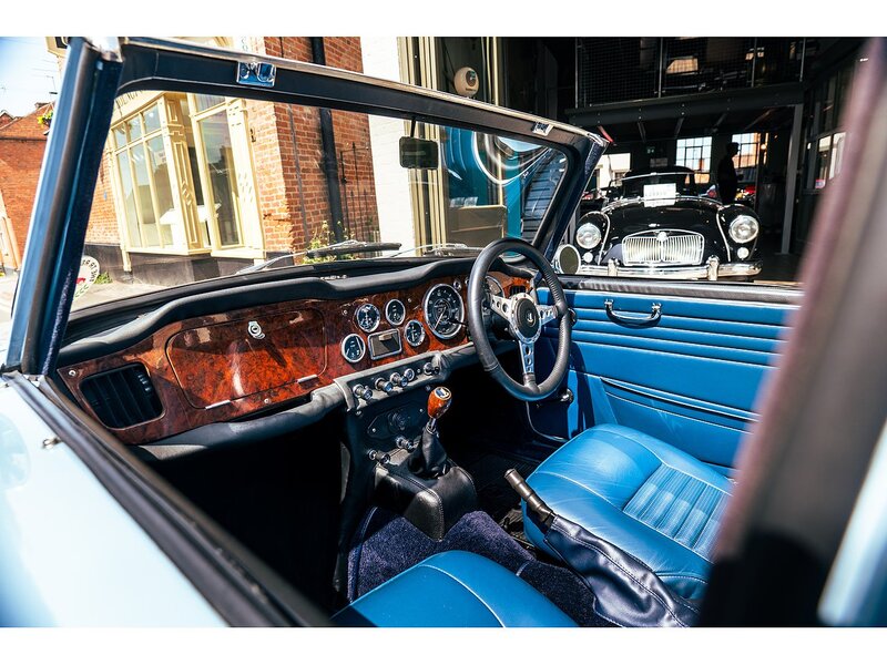 Triumph 1965 Triumph TR4A with Surrey top Petrol