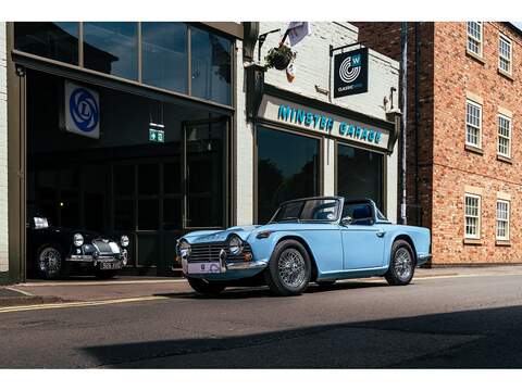 1965 Triumph TR4A with Surrey top Petrol