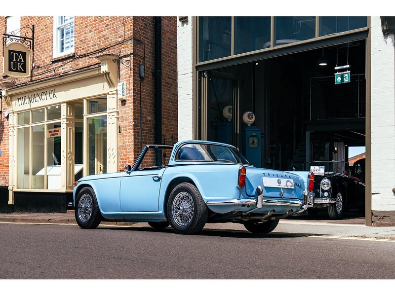 Triumph 1965 Triumph TR4A with Surrey top Petrol