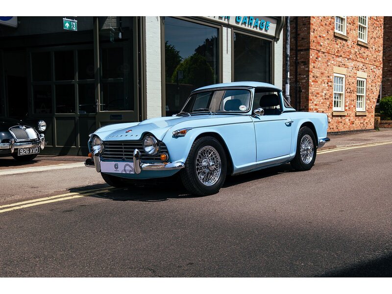 Triumph 1965 Triumph TR4A with Surrey top Petrol