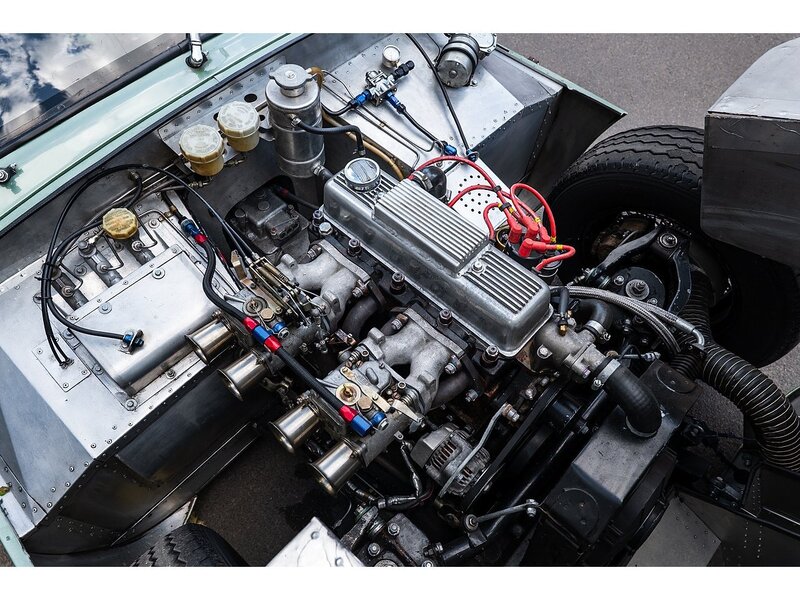 Triumph 1963 Triumph TR4 SLR Coupe FIA race car 