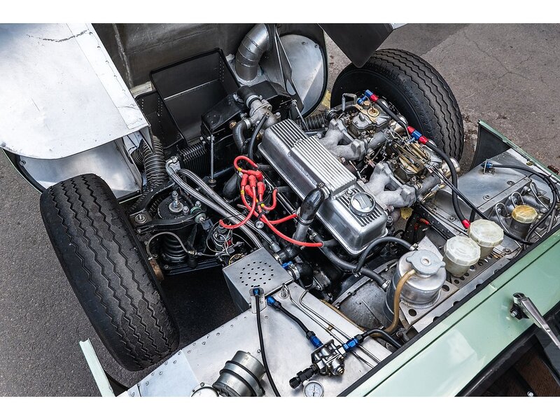 Triumph 1963 Triumph TR4 SLR Coupe FIA race car 