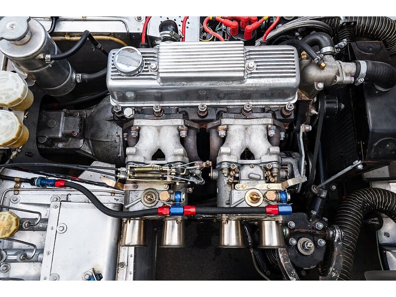 Triumph 1963 Triumph TR4 SLR Coupe FIA race car 