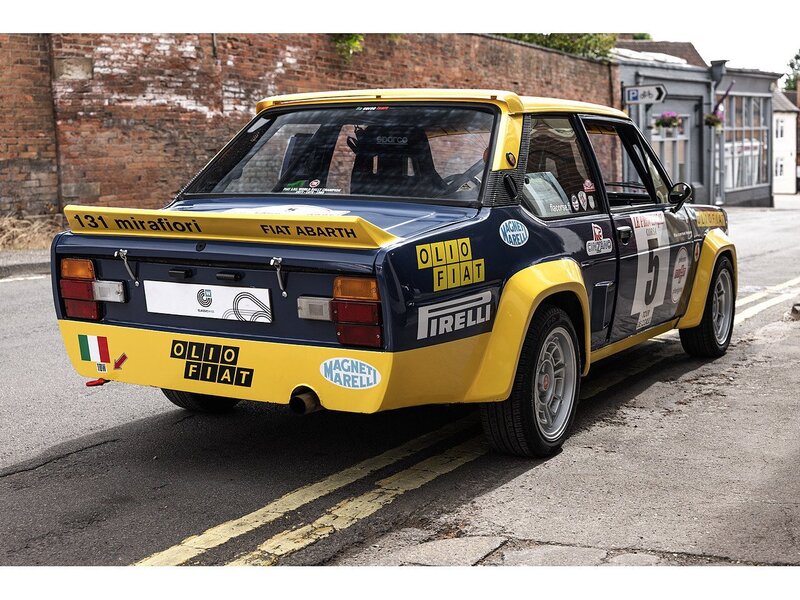 Fiat Abarth Rally Evocation Motorsport UK Passport