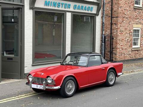 1963 Triumph TR4 manual with Surrey top O/D