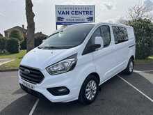 Ford Transit Custom 300 EcoBlue Limited Crew Van L1 H1 Euro 6 (s/s) 5dr (6 Seat) - U1523