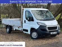 Peugeot Boxer L3 12ft Alloy Dropside BlueHDi 335 2.2 140 - U1076