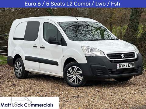 BlueHDi S L2 744 5 Seat Factory Crew Van Combi Van 1.6 Manual Diesel