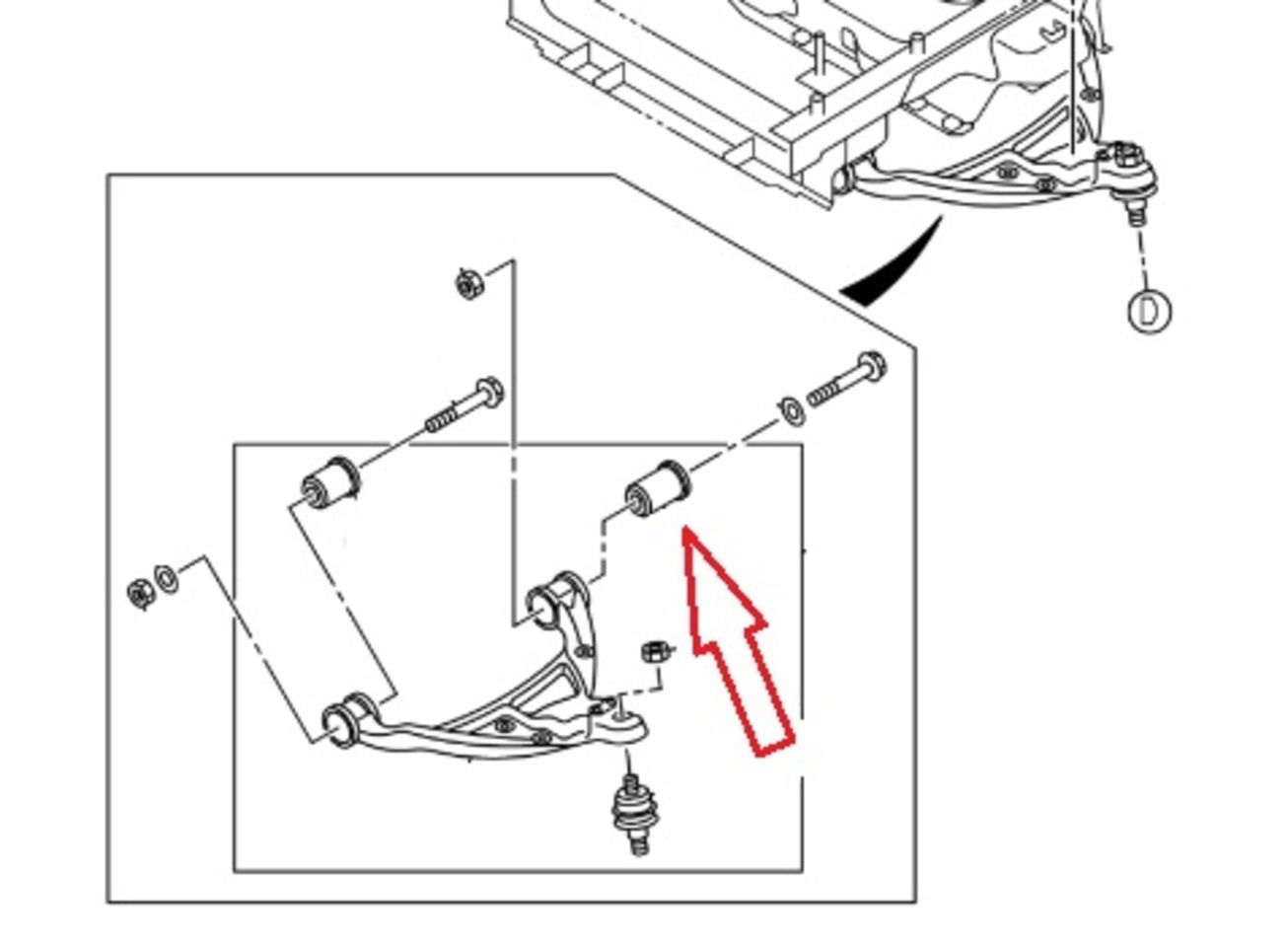 BUSHING; LWR LINK