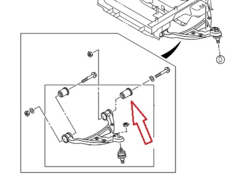 BUSHING; LWR LINK