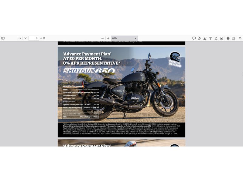 Royal Enfield SG650 .65 Retro Manual Petrol