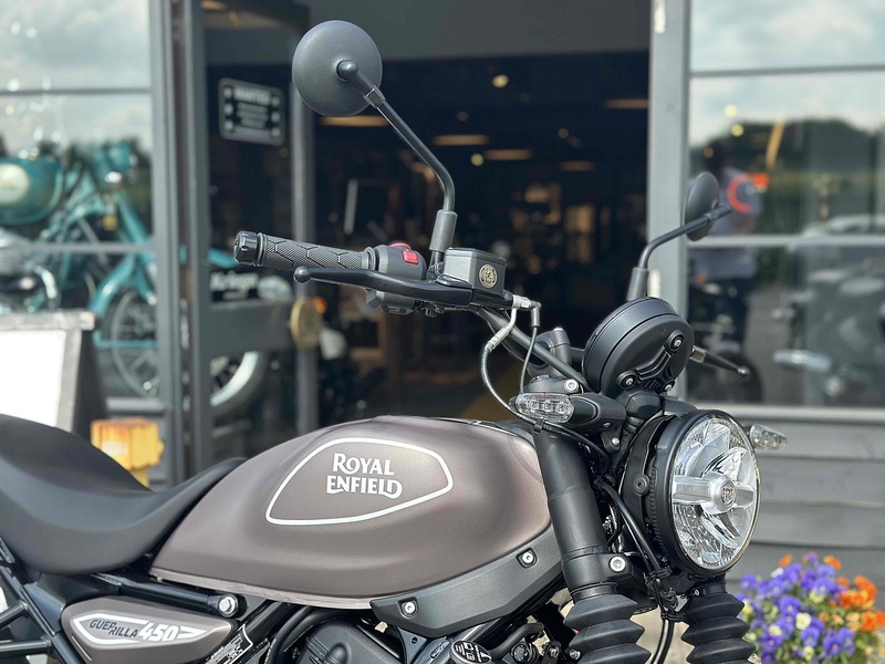 ROYAL ENFIELD NEW GUERRILLA 450 SHERPA - ALL IN STOCK!