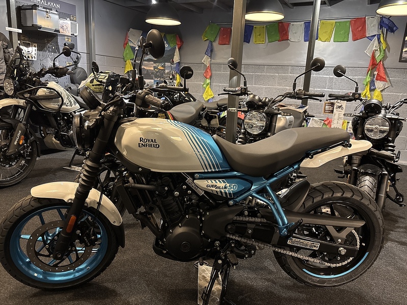 ROYAL ENFIELD NEW GUERRILLA 450 SHERPA - ALL IN STOCK!