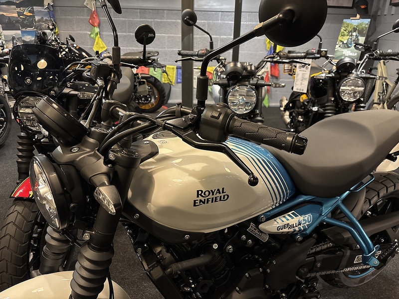 ROYAL ENFIELD NEW GUERRILLA 450 SHERPA - ALL IN STOCK!