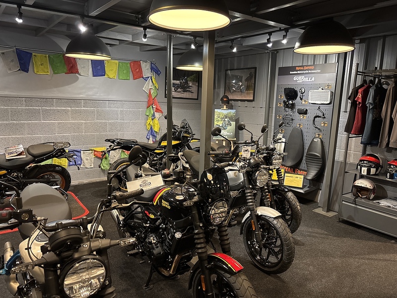 ROYAL ENFIELD NEW GUERRILLA 450 SHERPA - ALL IN STOCK!