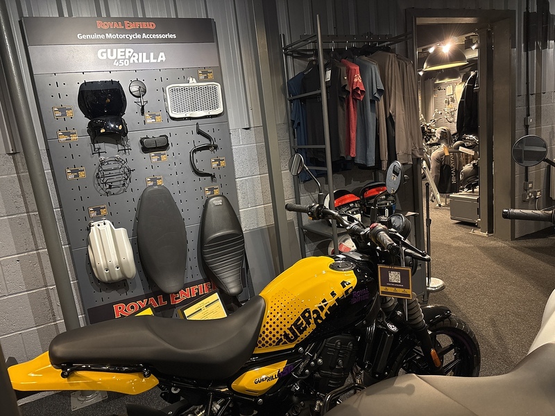 ROYAL ENFIELD NEW GUERRILLA 450 SHERPA - ALL IN STOCK!