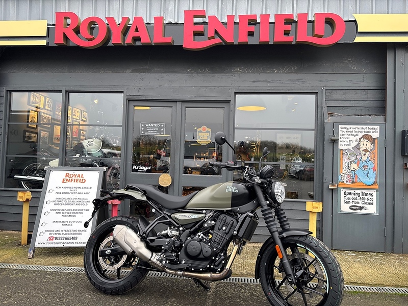 ROYAL ENFIELD NEW GUERRILLA 450 SHERPA - ALL IN STOCK!