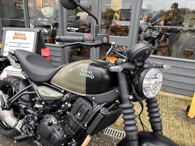 ROYAL ENFIELD NEW GUERRILLA 450 SHERPA - ALL IN STOCK!
