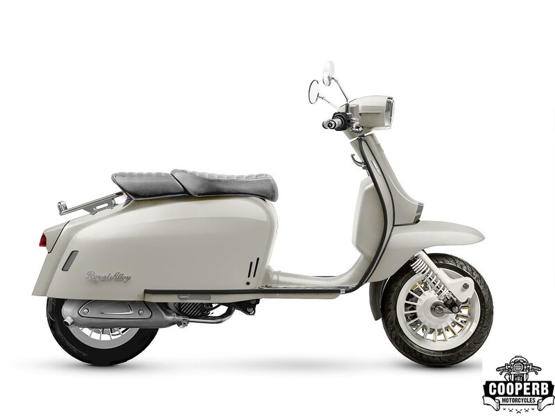 ROYAL ALLOY E5+ SCOOTER .125 AUTOMATIC PETROL