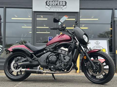 2022 Kawasaki Vulcan 650 S Just 4167 Miles From New Lots Of Extras!!