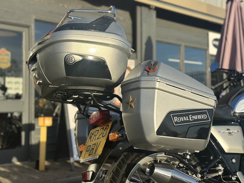 Royal Enfield 2020 INTERCEPTOR 10303 MILES FSH FULL LUGGAGE & MORE