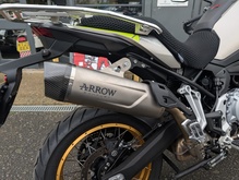 VOGE DS900X ARROW INDY RACE EVO TITANIUM SILENCER, CARBY END CAP Image 1