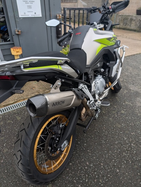 VOGE DS900X ARROW INDY RACE EVO TITANIUM SILENCER, CARBY END CAP Image 2