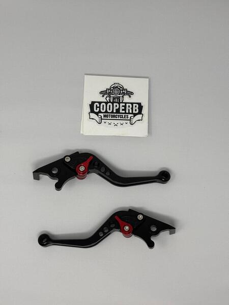 ROYAL ALLOY ADJUSTABLE LEVERS BLACK/RED Image 1