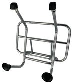 CUPPINI FRONT CARRIER CHROME VESPA/ROYAL ALLOY Image 1