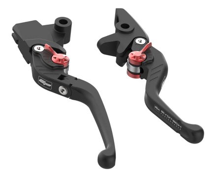 Evotech Evo Short Folding Clutch and Brake Lever Set - Royal Enfield Himalayan 450 (2024+)