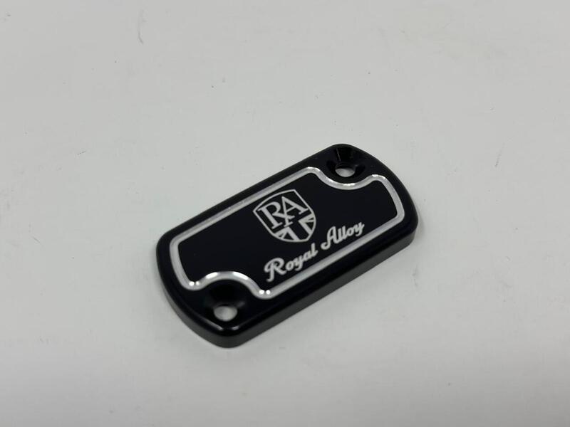ROYAL ALLOY MASTER CYLINDER COVERS BLACK Image 1